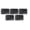 Black, variant on Black Plastic Power Tool Holder Mount 5 pack