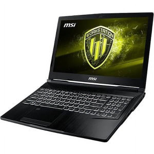 MSI WE63 Workstation Laptop 15.6