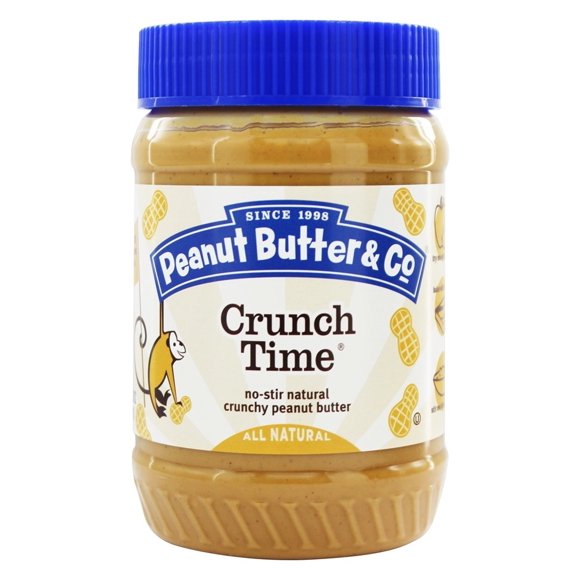Peanut Butter & Co. - Natural Peanut Butter with Great Big Pieces of Chopped Peanuts Crunch Time - 16 oz.