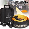 thumbnail image 3 of Tow Strap Recovery Kit: 4"x 30FT Tow Strap + 3/4" D-Ring Shackles (2pcs) + Bag, 3 of 13