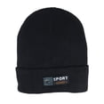 thumbnail image 1 of Winter Knitted Hat Striped Color Matching Thick Elastic Warm Soft Windproof Soft Anti-slip Cold Resistant Men Outdoor Skiing Cap Beanie, 1 of 10