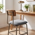 thumbnail image 4 of Velvet Stretch Dining Chair Seat Covers Elastic Cushion Slipcovers,B, 4 of 6