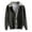 a-Grey462111, variant on VNKIDY Men's Sweater Coat Autumn Winter Oversized Solid Color Contrast Collar Ribbed Knit Cardigan Long Sleeve Button Front Coat With Patch Pockets For Cold Weather Daily Wear Stylish Knitwear