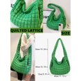 thumbnail image 6 of JUYGO Puffer Tote Bag Women Quilted Crossbody Bag Large Shoulder Puffy Summer Beach Purse Cloud Bubble Gym Pleat Pad, 6 of 7