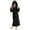 Long, variant on Long Hooded Robe for Women Luxurious Flannel Fleece Long Bathrobe Winter Warm Pajamas Shower Nightgown with Eye Mask