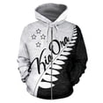 thumbnail image 2 of Sudadera con capucha Aotearoa Silver Fern Roll Into My Heart, sudaderas con cremallera para mujer y hombre, sudaderas de gran tamaño a la moda, ropa deportiva Y2k, 2 of 4