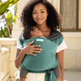 thumbnail image 4 of MOBY - Reversible Wrap Baby Carrier in Jade/Grey, 4 of 7