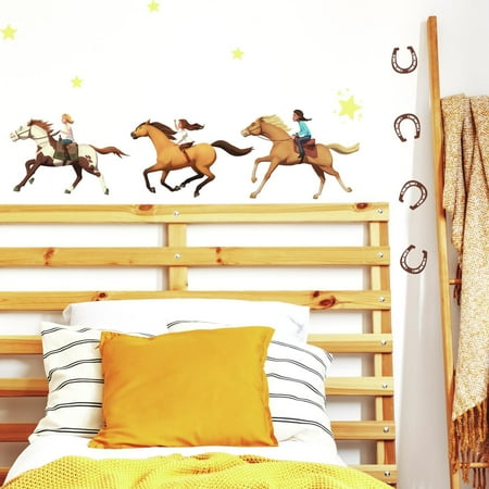 - SPIRIT RIDING FREE Peel & Stick 36 Wall Decals Horses Pony Home Decor Removable Wall Stickers