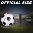 thumbnail image 2 of Juego de balones de fútbol Sotiff, 24 unidades, tamaño 5, con zapatos de 22 cm, 2 of 7