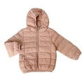 thumbnail image 4 of NOLDARES Boys' Heavyweight Winter Puffer Coat with Sherpa-Lined Hood and Chest Pockets Thick Coats for Kids(Pink,1-2 Years), 4 of 7