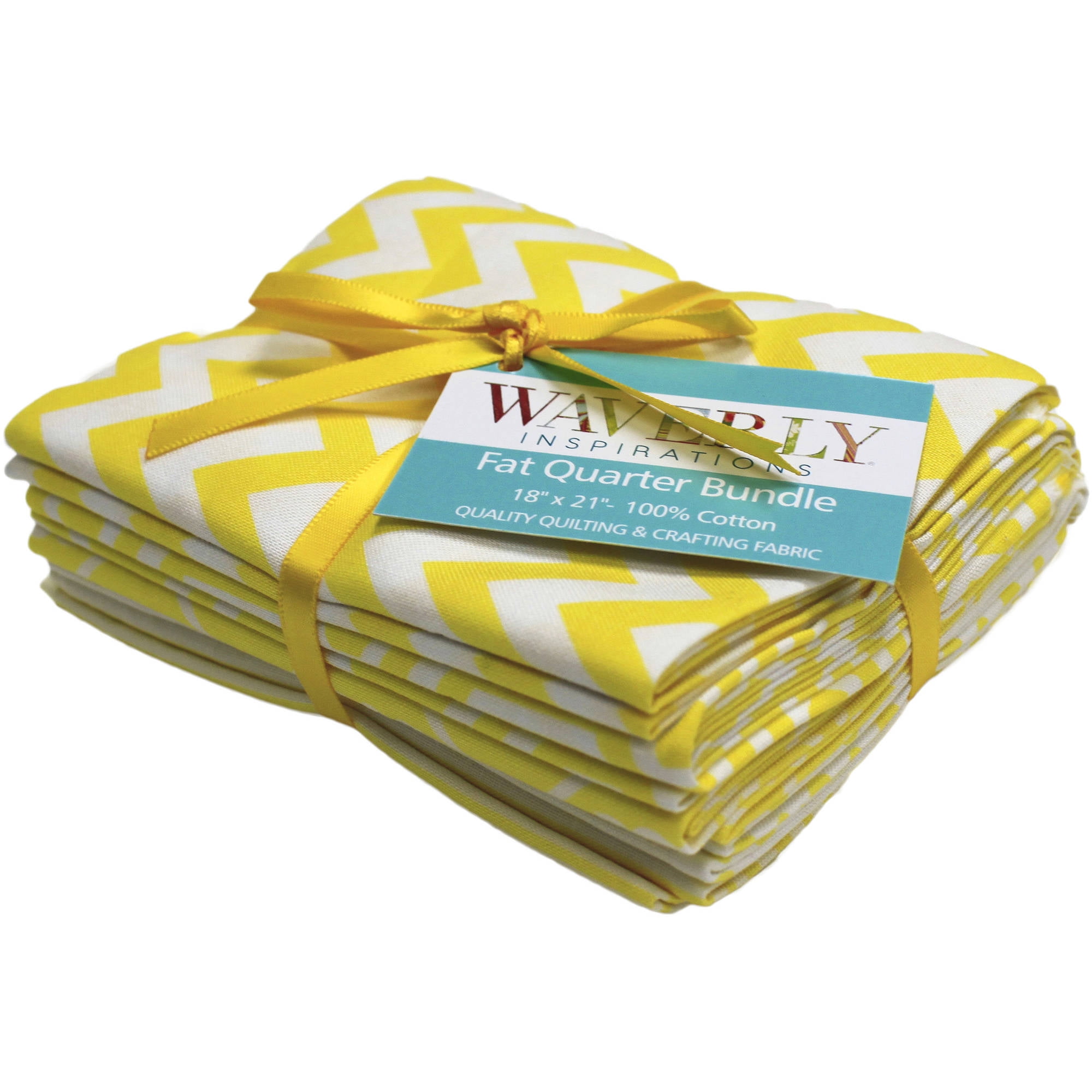 Waverly Inspirations 100 Cotton 18" x 21" Chevron Sunshine Precut Fat