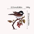thumbnail image 6 of deevoka Metal Birds on Branch Sculpture for Housewarming Dining Room Garden D, 6 of 6