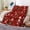 Red, variant on Gray Christmas Blanket, Winter Snowflake Deer Christmas Tree Snowman Printed Flannel Blankets, Xmas Soft Warm Cozy Happy New Year Holiday Blanket for Couch Sofa Bed Home Decor, 60X90IN