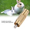 thumbnail image 1 of Cergrey 10pcs/ Set Stainless Steel Automatic Nipple Waterer for Rabbit Rat Ferrets, Pet Waterer, Waterer, 1 of 8