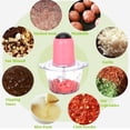 thumbnail image 4 of Monstrate Picadora de carne de 2L, exprimidor eléctrico, picadora de ajo inoxidable, cocina, comida, ajo, cocina, picadora de verduras, Electrodomésticos, 4 of 6