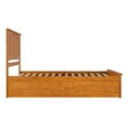 thumbnail image 4 of AFI Nantucket Queen Platform Bed with Matching Footboard and Storage Drawers, Light Toffee, 4 of 6