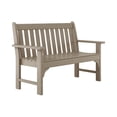 thumbnail image 5 of WestinTrends Malibu 4-Piece HDPE Outdoor Patio Furniture Couch Set, Weathered Wood, 5 of 14