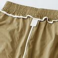 thumbnail image 4 of Men's Drawstring Elastic Loose Ice Silk Pants - Nylon Spandex, Jogging, Straight Leg, Casual, 4 of 8