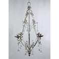 thumbnail image 1 of 3 Pieces of Paris Flea Market Crystal Chandelier 23 inches As seen in Martha Stewarts Weddings, 1 of 4