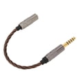 thumbnail image 1 of Cable para auriculares, Cable adaptador balanceado macho a auricular de 4,4 mm Cable para auriculares Maleto hembra Rendimiento confiable, 1 of 8