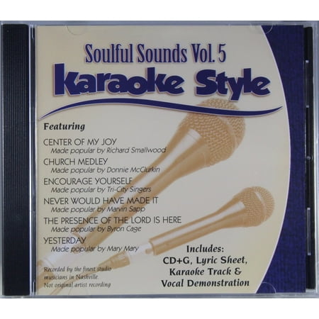 Sound Choice Karaoke Music - Soulful Sounds Volume 5 Daywind Christian Karaoke Style NEW CD+G 6 Songs