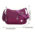 thumbnail image 3 of Bolso Bandolera De Gran Capacidad, Bolso De Hombro De Nailon Sencillo E Informal Con Múltiples Compartimentos, Bolso Y Monedero Versátiles A La Moda Para Mujer, 3 of 4