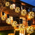 thumbnail image 2 of Luces de hadas LED, luces de hadas para exteriores 25 G40 2.5W Bombillas de repuesto IP45 Luces de hadas para interiores y exteriores a prueba de agua para jardín Patio Cafe - Blanco cálido [Clase de eficiencia energética A+++](Control remoto de 8 funciones) oso de fresa Electrónica, 2 of 5
