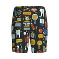 thumbnail image 4 of Picia Teeth Pajama Shorts for Men, Men's Pajama Bottoms, Sleepwear,Short Pajama Pants-4X-Large, 4 of 9