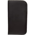 thumbnail image 2 of Calabria Jumbo/Large Slip-in Soft Eyeglass Case with Vertical Plastic Belt Clip (Black), 2 of 3