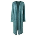 thumbnail image 1 of Hello Mello Carefree Threads Long Cardigan-Small Mint, 1 of 3