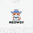 thumbnail image 4 of Inktastic Cowboy Cat Meowdy Girls Baby Dress, 4 of 5