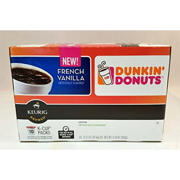 Dunkin' Donuts Coffee K-Cups French Vanilla (Pack of 2)
