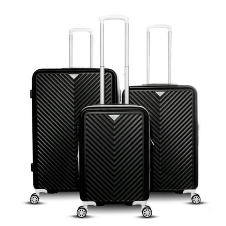 - Gabbiano Explorer Collection 3-Piece Expandable Hardside Luggage Set