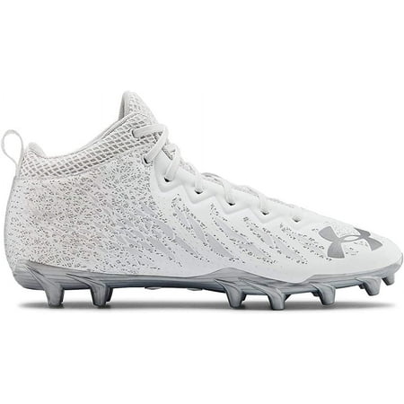 3022667 Under Armour Mens Spotlight Select Mid Mc Cleats White 100 Size 8