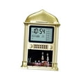 thumbnail image 4 of Calendar Alarm Clock Ramadan Gift Battery Operated Wall Mounted Alarm Clock golden, 4 of 8