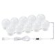 thumbnail image 1 of LED Vanity Mirror Light, Hollywood Style Vanity Table Lamp with 10 Dimmable Bulbs, Lamp Only, 1 of 3