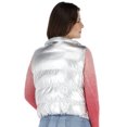 thumbnail image 3 of Chaleco Metálico Capitonado Con Cuello Alto De Dama Generra G1560, 3 of 4
