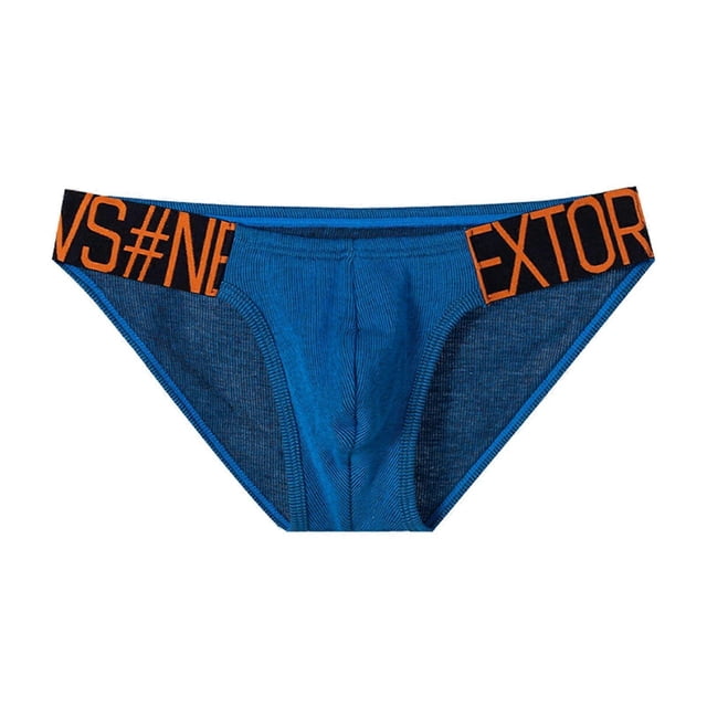 Noblesse Underwear Men's Ride Up Briefs Cotton Briefs Lace White XL Z02203blue