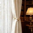 thumbnail image 6 of Viflosae Curtain Tie Backs for Curtains Curtain Holders for Wall Pearl Decorative Curtain Tiebacks Non Elastic Woven Cord Holdbacks for Drapes Set Of 2, 6 of 7