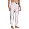 thumbnail image 4 of Kdxio Animal Pink Color Paw Pattern Joggers,Sweatpants for Men with Pockets-Medium, 4 of 5