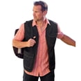 thumbnail image 2 of Atlas For Men Mens Denim Zipped Gilet, 2 of 3