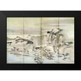 thumbnail image 2 of Hokusai 18x14 Black Modern Framed Museum Art Print Titled - Landscape Spring And Summer, 2 of 5