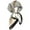 G, variant on Women's Versatile Small Square Scarf Neck Protector Fashion Korean Style Neck Scarf String Wreath Pattern