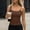 25# Brown, variant on Tank Tops Womens Basic Adjustable Spaghetti Strap Camisole Slim Fit Summer Going Out Cami Tops Dark Blue XS