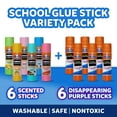 Elmer's Scented Glue Sticks Variety Pack, Includes Disappearing Purple
