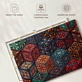 thumbnail image 6 of Elephant Stock Mandala Cubes Wall Art - Horizontal Canvas Wall Art - Living Room Wall Decor - Decor Elements Canvas - Teal And Turquoise Decor - 30" x 20", 6 of 8