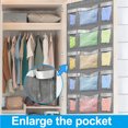 thumbnail image 4 of Homyfort Weekly Hanging Closet Organizer for Kids,Day of Week Kids Clothes Organizer ,School Clothing Storage Monday to Friday, Gray, 4 of 9