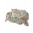 thumbnail image 2 of White Pink Flower Couch Cover for 2 Cushion Couch, Shabby Chic Spring Vintage Leaf Green Washable Love Seat Sofa Covers Slipcover, Throw Sofa Covers for Pets, Furniture Protector 71"x102", 2 of 9
