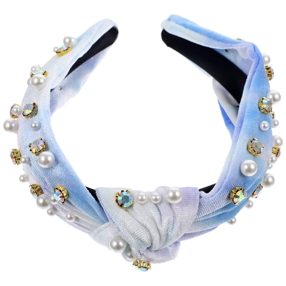 TEHAUX Knot Headbands Knotted Fashion Hairbands Blue 1Set