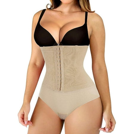 Women Butt Lifter Shapewear Hi-Waist Stomach Tummy Control Panty Waist Trainer Body Shaper
